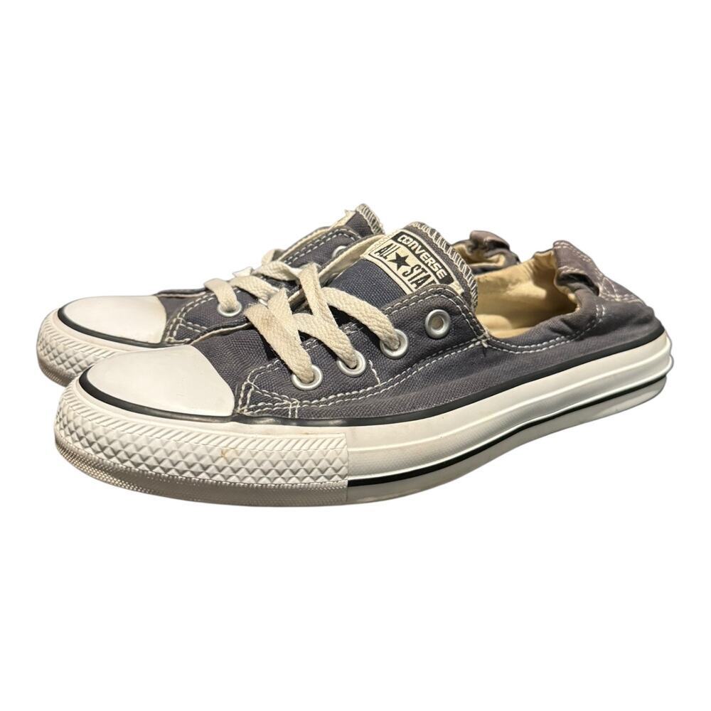 Converse Shoes Women’s Size 8 Chuck Taylor All Star Shoreline Gray Lace Up - Picture 1 of 10
